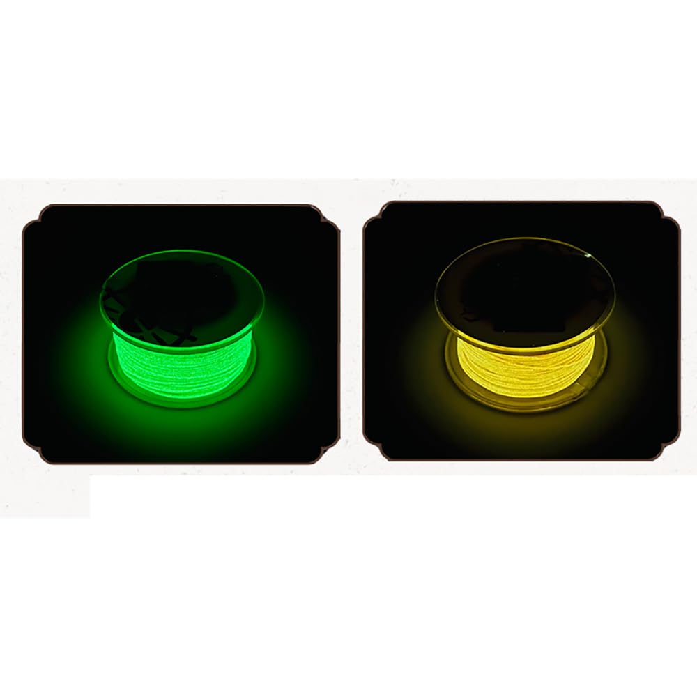 Hilo para enfilar, Reflective Jade Thread,Satin Nylon Trim Cord, Rattail, Thread String for Chinese Knotting, Kumihimo, Beading, Macrame, Jewelry Making, Sewing,(Yellow)