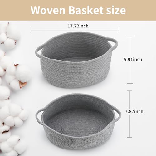Happyiren WB-GY-2 Woven Storage Basket thumb #1