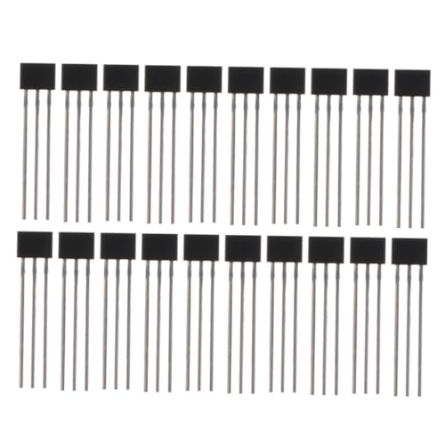 Luxshiny 40Pcs Hall Effect Sensor Pin Element Switch Magnetic Detector for Industrial Applications Low Power Consumption Easy Operation Reliable Magnetic Detection