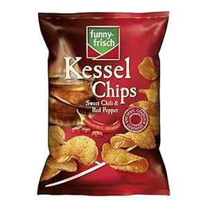 funny-frisch Kessel Chips Sweet Chili und Red Pepper,10er Pack (10 x 120 g)
