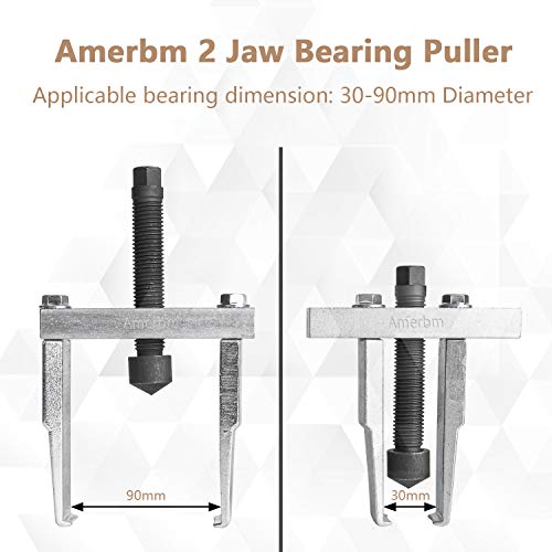 Amerbm Two Jaw Bearing Puller Remover 30mm 90mm Adjustable Puller
