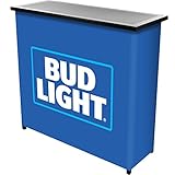 Bud Light Two Shelf Portable Bar with Case