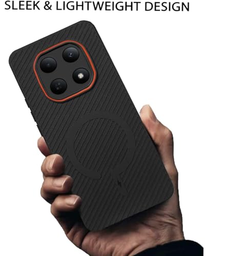 Image of Back Cover Case Compatible with for Redmi Note 15 5G | Poco M8 5G Shockproof Military Grade Protection | Micro-Fibre Cloth On Inner Side | Anti-Slip Grip for Redmi Note 15 5G| Poco M8 5G
