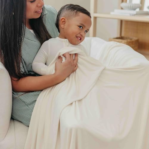 Image of Copper Pearl Jumbo 3-Layer Baby Blanket: Soft Baby Quilts for Boys and Girls | Breathable, Cozy, Toddler Blanket | Baby Quilt for Newborns | 60x72 Premium Material | Butter