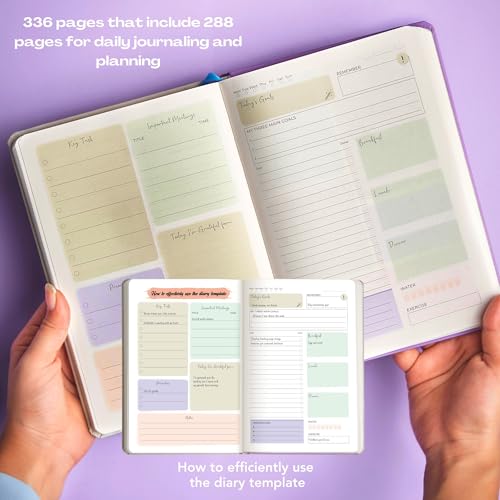 Image of DOODLE Personalized Undated Work Life Balance Planner | A5 (8.25 x 5.7) | 336 pages | 6 Months Planner with Daily and Monthly Planning | Organize, Reflect & Plan for a Balanced Life (Balance Pro)