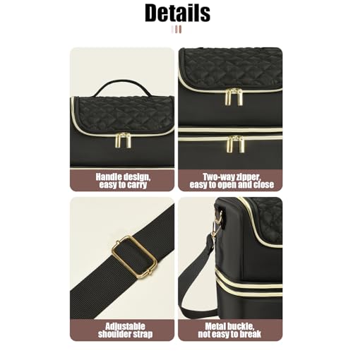 Trousse de rangement manucure pour rassembler kits d'ongles et accessoires