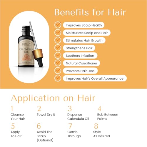 Aceite de caléndula 50 ml - Aceite de caléndula puro - Aceite de caléndula - Aceite base - Caléndula Officinalis - Aceite de caléndula para cara/uñas/manos/belleza/masaje/cosmética/cuidado personal - imagen 4