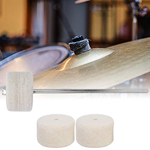 Pedal Hammer Drum Beater de diseño clásico en acero inoxidable miniatura 5