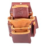 Occidental Leather 4 Pouch Pro Fastener Bag - 10 Pockets & Tool Holders - Made in USA