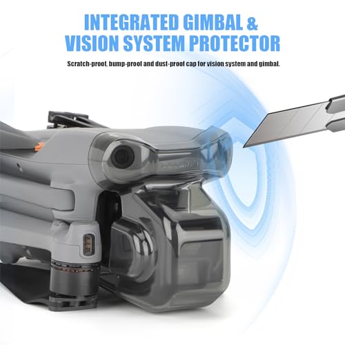 Image of Air3 Lens Cover for DJI Air 3 Drone RC Accessories Gimbal Protector Sun Hood Lock Cap Sunshade Shell Guard Case