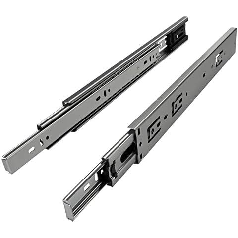 1 Paar Vollauszüge KV2-35-H45-L500-SE mit Selbsteinzug Länge 500 mm Höhe 45 mm Schubladenauszüge belastbar bis 35 Kg von SOTECH dem Spezialist für Schubladenführungen Cover