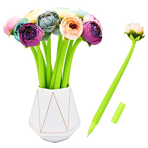 SIPLIV, 12 penne a sfera a forma di fiori