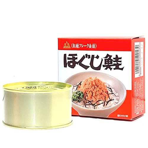Amazon | ダントツ 北の名代 紅鮭逸品 ほぐし鮭 6缶 (1缶 180g/常温品