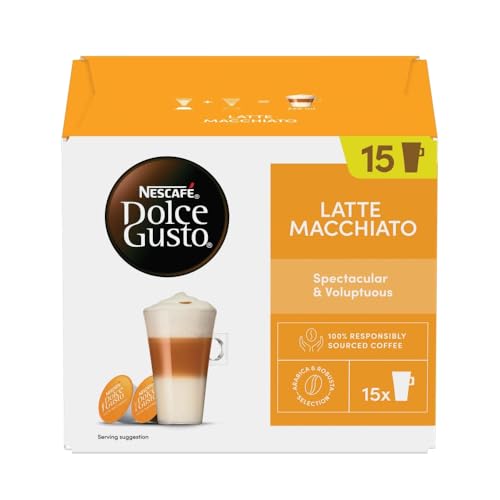 Nescafe Dolce Gusto Latte Macchiato - Cápsulas de café (30