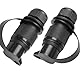 ETUKER 2X Anhänger Stecker 3polig Stecker Traktor 12v Dreipoliger Stecker 3 pol Landmaschinen Flach