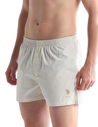 Image of U.S. Polo ASSN. Mens EX004 Cotton Striper Essential True Inner Boxer -Pack of 1