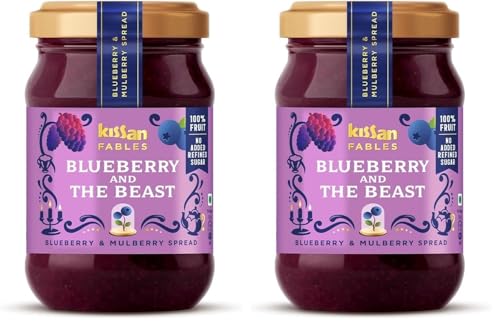 Image of Kissan Blueberry & Mulberry spread 340g (Pack of 2)
