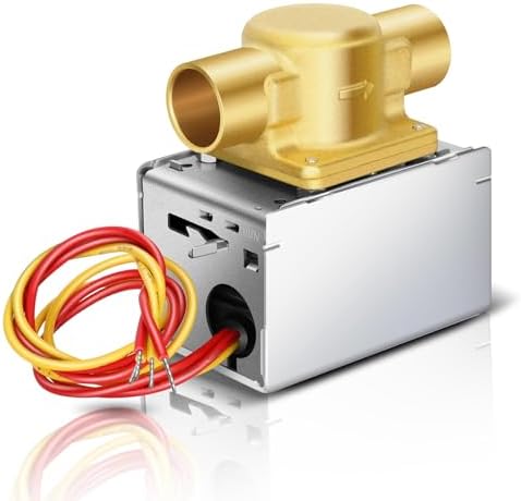 V8043E1012 Motorized Valve, 3/4" Sweat Zone Valve Perfect Replacement for a Failed Honeywell Zone Valve for Heating Loop System (Connection = 18" Leads), Easy to Install