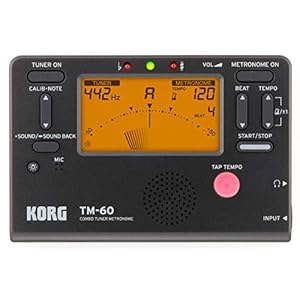 KORG TM60-BK Combo Tuner Metronome -Black