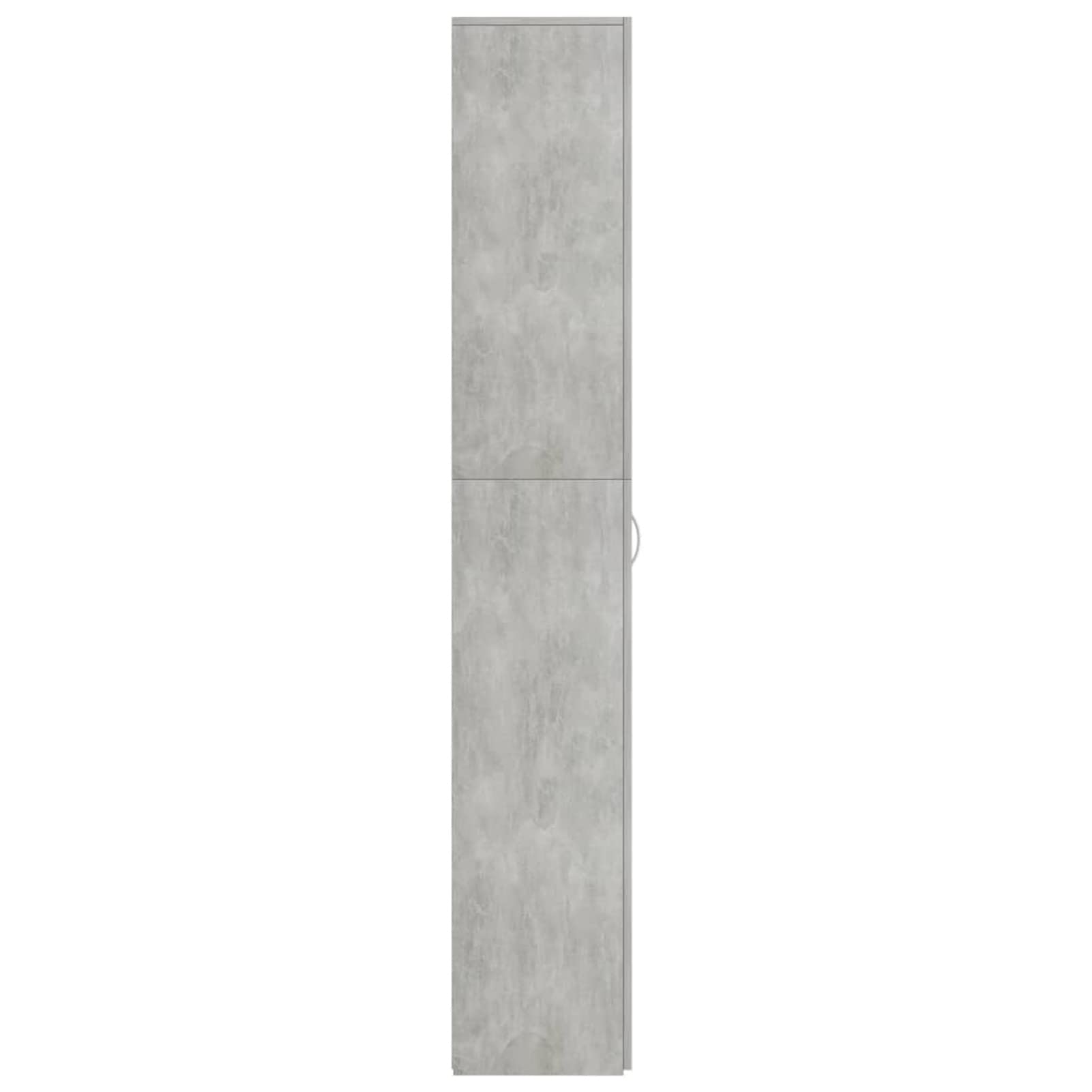 Festnight Armadio per Ufficio, Armadio Ufficio, Armadi da Ufficio, Schedario da Ufficio, Mobiletto Ufficio, Mobili Ufficio, Grigio Calcestruzzo 60x32x190 cm Truciolato
