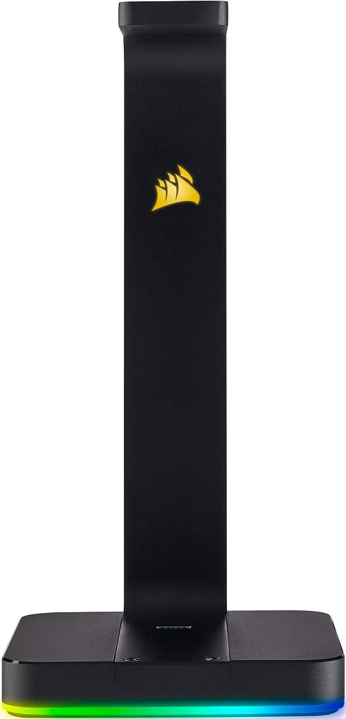 Corsair ST100 Premium Kopfhörer-Ständer 2x USB 3.1 Aluminium 7.1 Dolby Audio Ausgang schwarz