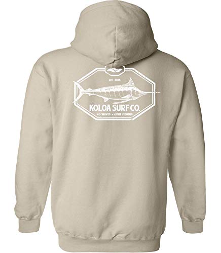 Koloa Surf Mens Big Game Fish Logo Pullover Hoodies in Small - 5X-Large2