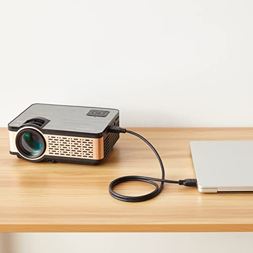 Image of Amazon Basics High-Speed 4K HDMI 2.0 Cable, 3-Pack, 3ft, 18Gbps, 2160p, 48 bit, Compatible with TV /PS5 /Xbox /Roku /Blu-ray, Black