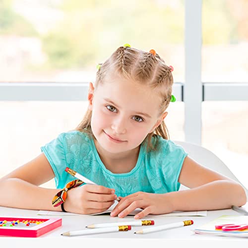 144 Pieces Golf Pencils, Hb Half Pencils With Eraser, 3.5 Inch Baby Shower Pencils Mini Pencils For Kids Baby Shower Bridal Shower Golf School Office Wedding (White) #TOP3
