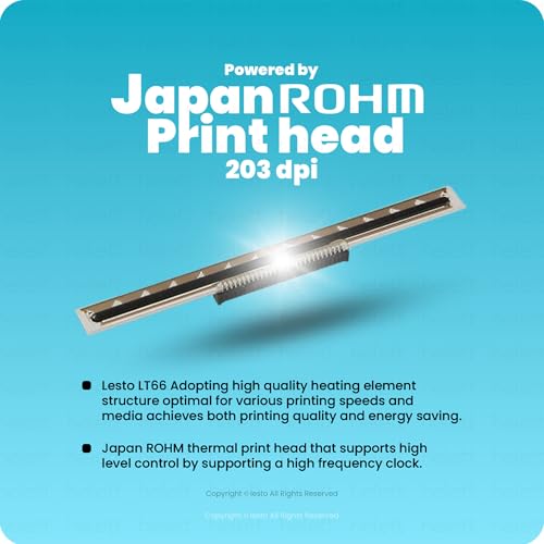 Image of Helett H30CPro Wireless(Bluetooth+USB)Thermal Label Printer with Inbuilt Paper Holder Compartment|4*6 Shipping Label &Barcode Label|203Dpi Resolution|152mm /s Speed|Connect Windows,Mac(1Year Warranty)