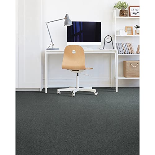 Image of Mohawk Advance 24 inch x 24 inch Berber (Loop pile), 0.11 inch Pile Height, Carpet Tile, Nylon Fiber, Stonehenge Color, (24 Tiles), (96 sqft /carton)