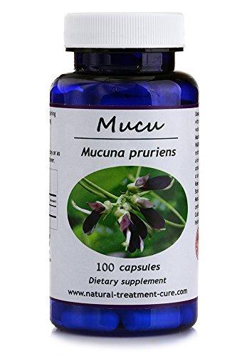 Hekma Center Pure Mucuna Pruriens Seeds - 100 Capsules for Energy Physical Balance and Libido - Vegan