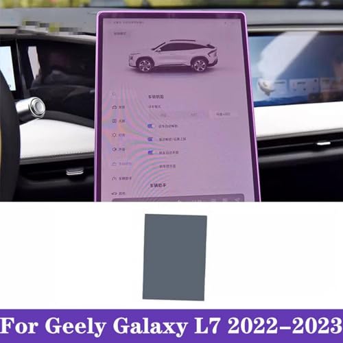 Film de protection transparent pour console centrale Geely Galaxy L7