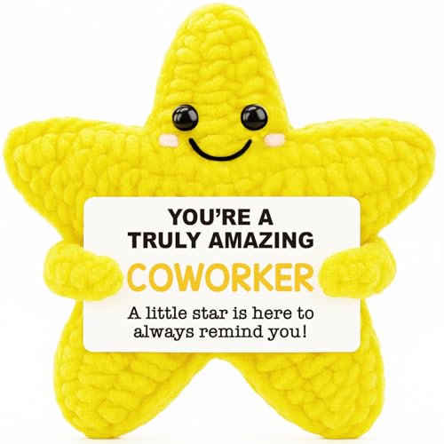 Coworker Appreciation Gifts, Going Away Gift for Coworker, Leaving Farewell Birthday Christmas Gifts for Women Men Colleague, Work Bestie Handmade Thank You Keepsake, Office Desk Decor