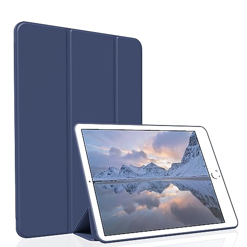 ir Custodia per iPad mini 1/2/3, cover posteriore morbida in TPU ultra sottile, leggera, intelligente, per iPad mini 1/2/3a generazione, blu scuro