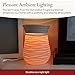 Candle Warmers Etc. Illumination Fragrance Warmer (White Harmony) – Porcelain Bulb Warmer for Warming Scented Candle Wax Melts and Tarts – Freshen Rooms with Flame-Free Fragrance