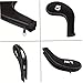 Jorzer Golf Iron Covers Number Print Golf Iron Head Covers Long Neck with Zipper 12PCS Wedge Head Protective Cover Accessory for Men.