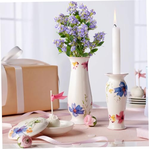 Flores lilas artificiales realistas que solucionan la decoración de jarrones altos 3