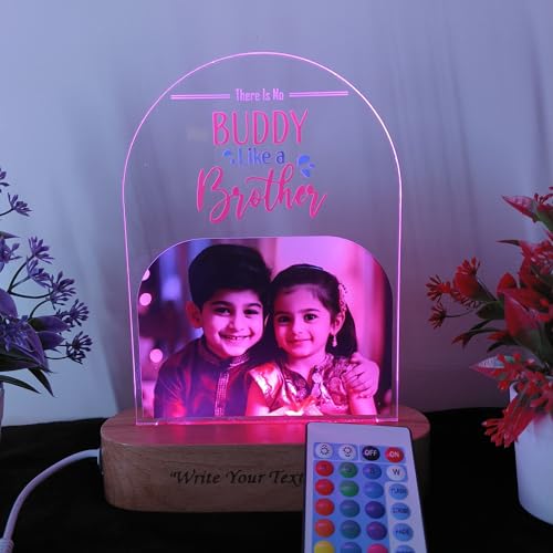SHAYONA Raksha Bandhan Personalized 3D Illusion Digital UV Photo ...