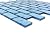 Abolos Landscape 12" x 12" Pool Rated Danube Blue Glass Mosaic Backsplash Wall Tile (12 SqFt/Case)