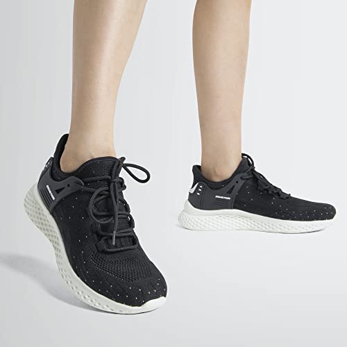 Dream Pairs Sneakers For Women, Cushioned Non Slip Walking Shoes - Breathable Knitted Upper - Lightweight Soft Tennis Gym Workout Nurse Golf Athletic Shoes, Black, Size 10 Sdws2215W #TOP5