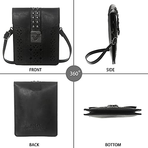 Image of Small Phone Crossbody Bag for Women,RFID Blocking Cell Phone Purse with Card Slots,Faux Leather Cross body Wallet for Daily | Small