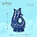 Gurgly Iconic Cobalt Blue Glug Jug Large 1.4L – Fish Water Jug, Decorative Fish Vase, Ornament, Carafe – The Perfect Gift