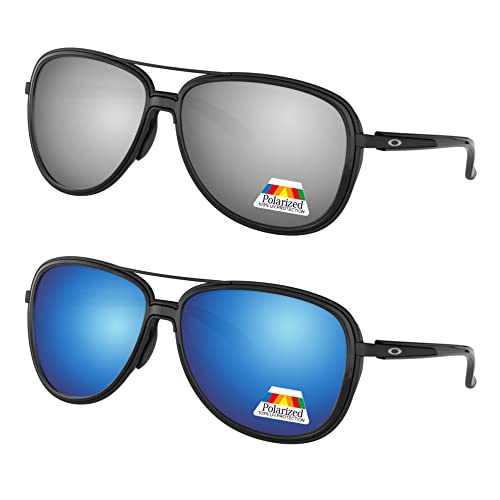 Image of Bwake Replacement Lenses for Oakley Split Time Sunglasses OO4129 POLARIZED