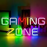 Photo Gallery ineonlife gaming zone - insegna luminosa al neon, colorata, a led, per decorazione da parete, per sala giochi, zona giochi, grotta dell uomo, regali per giocatori, ragazzi, uomini Photo Gallery ineonlife gaming zone - insegna luminosa al neon, colorata, a led, per decorazione da parete, per sala giochi, zona giochi, grotta dell uomo, regali per giocatori, ragazzi, uomini