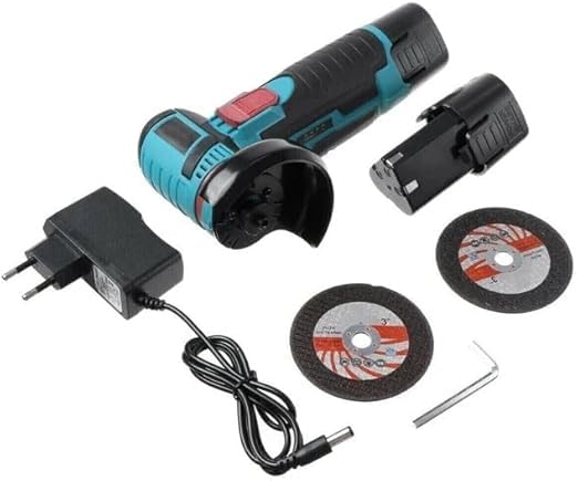 Mini Flex Mini Smerigliatrice Taglierina Elettrica A Doppia Batteria Litio 12v 1.5ah 76mm 19500rpm