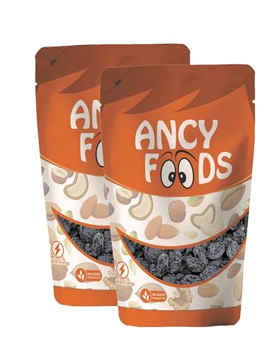 Image of Ancy Kali Kishmish 250 Grams - Black Raisins | Kali Darakh | Boost Immunity & Vitality | Sweet Fruity Taste and Soft Chewy Texture | Rich in Antioxidants | Sweet and Delicious Flavor| Healthy Dry Fruit Snack For Kids and Office Workers