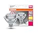 Price comparison product image OSRAM LED SUPERSTAR MR16 12 V / LED reflector lamp, MR16, for low voltage operation, with pin base: GU5.3, Dimmable, 7.80 W, 12 V, 50 W replacement, Beam angle: 36 °, Warm White, 2700 K, 1pack