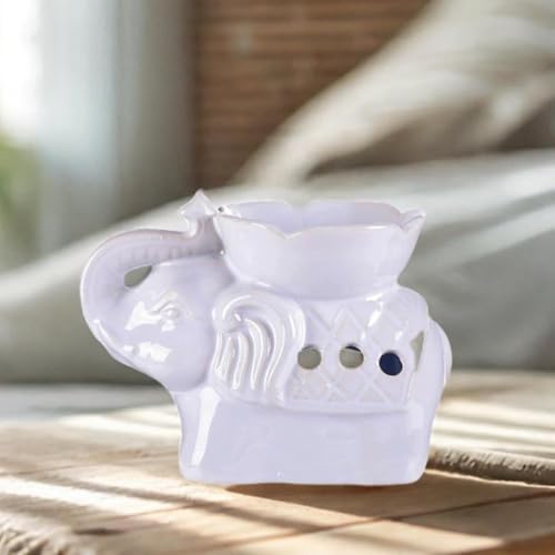 Soporte de vela tealight de cerámica para aceites esenciales miniatura 5