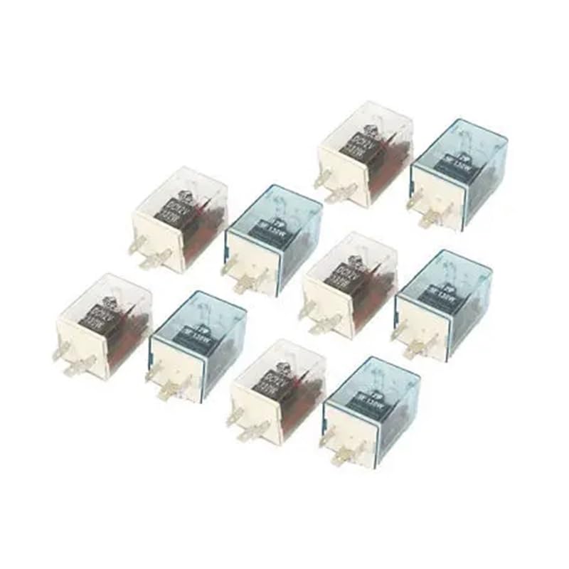 TABHCZQMY 10 Pcs DC 12V 3 Terminals Electronic Car Flasher Relay Flash