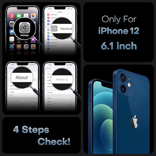 Image of TOCOL Magnetic for iPhone 12 Case Clear, Upgraded Full Camera Protection, Compatible with Magsafe, Drop Protection, Phone Cover for iPhone 12 6.1 inch (Clear)